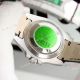 New Rolex Rainbow Submariner Green Dial Green Leather Strap High Copy Swiss Made (7)_th.jpg